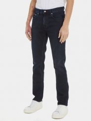 Tommy Hilfiger Jeansy Denton MW0MW33338 Granatowy Straight Fit. Niebieskie jeansy męskie Tommy Hilfiger, bez wzorów, z bawełny. Za 299.99 zł.