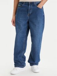 DC Shoes Jeansy EDYDP03435 Niebieski Baggy Fit. Niebieskie jeansy męskie DC Shoes, bez wzorów, z bawełny. Za 369.99 zł.