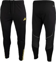 Adidas Spodnie męskie adidas Tiro 23 Competition Training czarno-żółte HU1317 XL. Czarne długie spodnie sportowe męskie ADIDAS, bez wzorów. Za 172.45 zł.