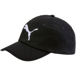 Czapka z daszkiem Puma ESS Cap jr. Czarne czapki męskie Puma, bez wzorów, sportowe. Za 44.99 zł.