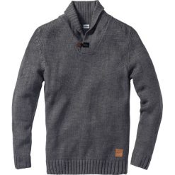 Sweter Regular Fit bonprix szary melanż. Swetry męskie marki bonprix. Za 74.99 zł.