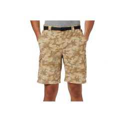 Spodenki sportowe męskie Columbia Silver Ridge Printed Cargo Short. Brązowe szorty sportowe męskie Columbia, bez wzorów, z nylonu, sportowe. Za 246.85 zł.
