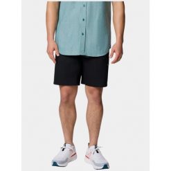 Spodenki turystyczne męskie Columbia Rapid Rivers. Czarne szorty sportowe męskie Columbia, bez wzorów, z bawełny, sportowe. W wyprzedaży za 119.50 zł.