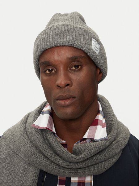 Pepe Jeans Czapka PM040551 Szary. Szare czapki męskie Pepe Jeans, na zimę, bez wzorów, z jeansu. Za 109.99 zł.