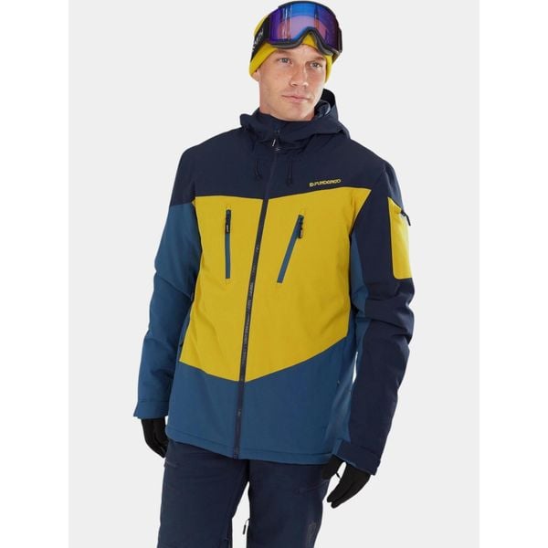 Kurtka Narciarska Męska Fundango Privet Allmtn. Niebieskie kurtki narciarskie i snowboardowe męskie Fundango, na zimę, m, bez wzorów, bez kaptura, narciarskie. Za 759.90 zł.