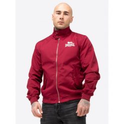 Kurtka puchowa Lonsdale Classic. Czerwone kurtki męskie Lonsdale, bez wzorów, z puchu, sportowe, bez ramiączek, bez kaptura. Za 380.65 zł.