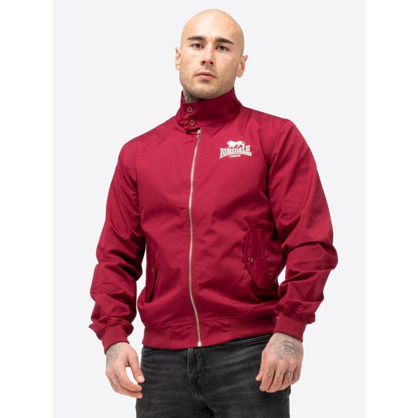 Kurtka puchowa Lonsdale Classic. Czerwone kurtki męskie Lonsdale, m, bez wzorów, z puchu, bez ramiączek, bez kaptura. Za 382.50 zł.