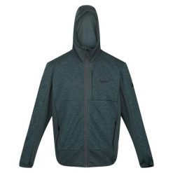 Męski Softshell Z Kapturem Bresdon. Zielone kurtki softshell męskie Regatta, m, bez wzorów, z softshellu, z kapturem, trekkingowe. Za 95.99 zł.