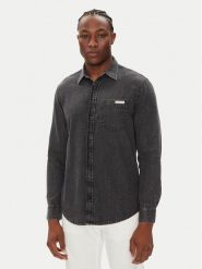 Calvin Klein Jeans Koszula jeansowa Classic LV040BM733 Szary Regular Fit. Szare koszule męskie Calvin Klein Jeans, m, bez wzorów, z bawełny, bez kołnierzyka, bez ramiączek. Za 369.99 zł.