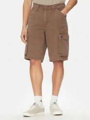 Levi's® Szorty jeansowe 478™ 001GU-0003 Brązowy Baggy Fit. Brązowe szorty męskie bez wzorów, z bawełny. Za 199.99 zł.