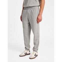 Spodnie do biegania Hummel Pulse. Szare buty treningowe męskie HUMMEL, bez wzorów, z dresówki, bez zapięcia, do biegania. Za 170.00 zł.