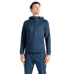 Bluza Męska Polar Z Kapturem Shielding. Niebieskie bluzy z kapturem męskie Dare 2B, m, bez wzorów, z polaru, z kapturem. Za 79.99 zł.