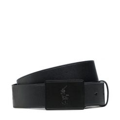 Pasek Męski Polo Ralph Lauren. Czarne paski męskie Polo Ralph Lauren, bez wzorów. Za 329.99 zł.