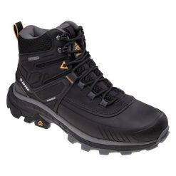 Męskie Buty Turystyczne Everest. Czarne buty trekkingowe męskie Hi-tec, bez wzorów, sportowe, bez obcasa, bez zapięcia. Za 345.99 zł.