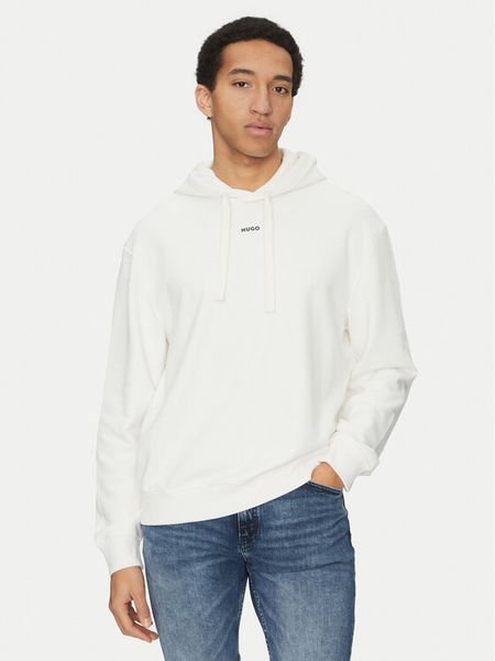 HUGO Bluza Dapo 50486478 Écru Relaxed Fit. Bluzy nierozpinane męskie Hugo, m, bez wzorów, z bawełny, bez ramiączek, bez kaptura. Za 239.99 zł.