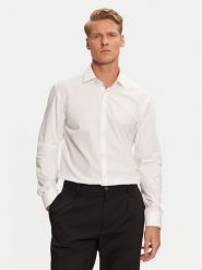 Hugo Koszula Koey 50524832 Biały Regular Fit. Białe koszule męskie Hugo, m, bez wzorów, z bawełny, bez kołnierzyka, bez ramiączek. Za 189.99 zł.