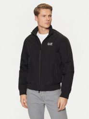 EA7 Emporio Armani Kurtka bomber 8NPB20 PNFZZ 1200 Czarny Regular Fit. Czarne kurtki męskie EA7 Emporio Armani, l, bez wzorów, z syntetyku, bez ramiączek, bez kaptura. Za 759.99 zł.
