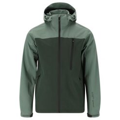 Kurtka wodoodporna Weather Report Delton. Zielone kurtki męskie Weather Report, m, bez wzorów, sportowe, bez ramiączek, bez kaptura. Za 382.50 zł.
