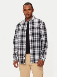 Tommy Jeans Koszula DM0DM19655 Szary Regular Fit. Szare koszule męskie Tommy Jeans, m, bez wzorów, z bawełny, bez kołnierzyka, bez ramiączek. Za 299.99 zł.