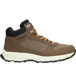 Buty turystyczne męskie Campus Norden High. Brązowe buty trekkingowe męskie Campus, bez wzorów, sportowe, bez obcasa, bez zapięcia. Za 195.99 zł.