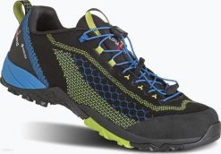 Buty trekkingowe męskie Kayland Alpha Knit GTX czarno-niebieskie r. 42. Czarne buty trekkingowe męskie Kayland, bez wzorów, bez zapięcia. Za 644.77 zł.