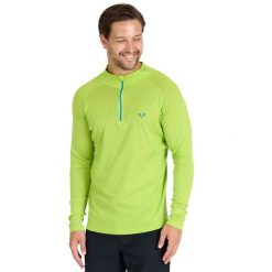 Astro - męska koszulka 100% wełna merino z zamkiem (195 g/m²). Zielone bielizna termoaktywna męska WOOLONA, m, bez wzorów, z wełny, bez ramiączek, trekkingowe. W wyprzedaży za 324.00 zł.