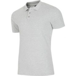 Koszulka polo męska TSM051AZ - JASNY SZARY MELANŻ. Koszulki polo męskie marki 4f. W wyprzedaży za 54.99 zł.