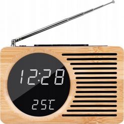 Radio Pan i Pani Gadżet Zegarek drewniany led retro radio. Radia Pan i Pani Gadżet. Za 76.99 zł.