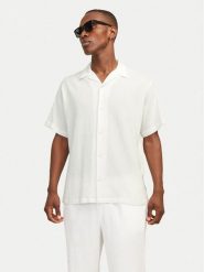 Jack & Jones Koszula Luke 12255781 Biały Relaxed Fit. Białe koszule męskie Jack & Jones, l, bez wzorów, z bawełny, bez kołnierzyka, bez ramiączek. Za 89.99 zł.