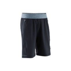 Spodenki Yoga. Czarne szorty męskie DOMYOS. Za 79.99 zł.