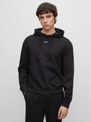 Hugo Bluza Dapo 50486478 Czarny Relaxed Fit. Czarne bluzy nierozpinane męskie Hugo, l, bez wzorów, z bawełny, bez ramiączek, bez kaptura. Za 279.99 zł.