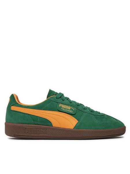 Puma Sneakersy Palermo 396463 05 Zielony. Zielone buty sportowe na co dzień męskie Puma, m, bez wzorów, ze skóry, bez ramiączek, bez kaptura. Za 243.99 zł.