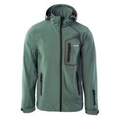 Męska Kurtka Soft Shell Nils. Zielone kurtki męskie Hi-tec, m, bez wzorów, sportowe, bez ramiączek, bez kaptura. Za 284.99 zł.
