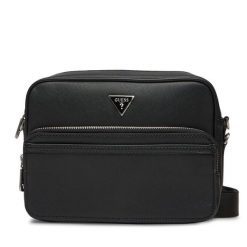 Saszetka Guess. Czarne saszetki męskie Guess, z aplikacjami, młodzieżowe, małe. Za 289.99 zł.