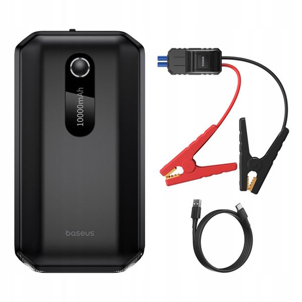 Baseus urządzenie rozruchowe booster jump starter powerbank klemy latarka. Powerbanki Baseus. Za 249.99 zł.