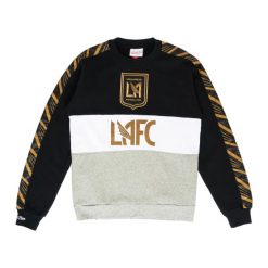 Bluza Los Angeles FC Leading Scorer. Czarne bluzy nierozpinane męskie Mitchell & Ness, m, bez wzorów, bez ramiączek, bez kaptura. Za 328.50 zł.