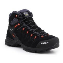 Buty trekkingowe męskie Salewa MS Alp Mate Mid WP. Brązowe buty trekkingowe męskie Salewa, bez wzorów, z materiału, sportowe, za kostkę, bez obcasa, bez zapięcia. Za 811.00 zł.