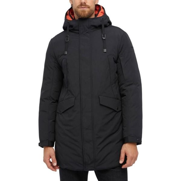 Kurtka GEOX M VELLETRI PARKA Czarny. Czarne kurtki męskie Geox, m, bez wzorów, z tkaniny, bez kaptura. Za 939.99 zł.