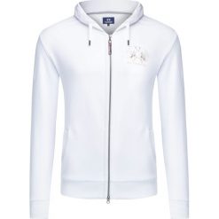 Bluza LA MARTINA MATIAS Biały. Białe bluzy rozpinane męskie La Martina, z dzianiny. Za 504.00 zł.