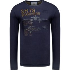 T-shirt AERONAUTICA MILITARE Granatowy. T-shirty męskie marki Aeronautica Militare. Za 260.00 zł.