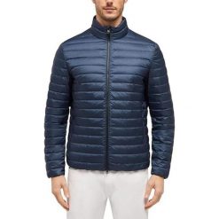 Kurtka GEOX M DERECK Niebieski. Niebieskie kurtki męskie Geox, m, bez wzorów, z tkaniny, casualowe, bez ramiączek, bez kaptura. Za 675.99 zł.