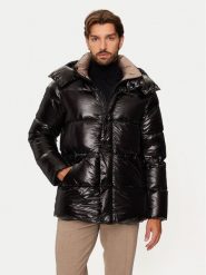 Hetregó Kurtka puchowa Justin 8N562 Czarny Regular Fit. Czarne kurtki męskie Hetregó, m, bez wzorów, z puchu, bez ramiączek, bez kaptura. Za 1,749.00 zł.