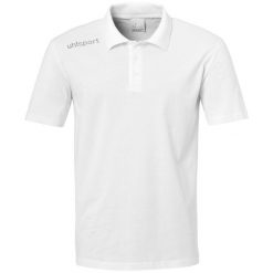 Polo Uhlsport Essential. Białe koszulki polo męskie Uhlsport, xl, bez wzorów, z polaru, sportowe, bez kołnierzyka, bez ramiączek. Za 163.50 zł.