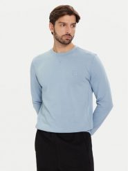 BOSS Bluza Westart 50509323 Błękitny Regular Fit. Niebieskie bluzy nierozpinane męskie Boss, m, bez wzorów, z bawełny, bez ramiączek, bez kaptura. Za 549.99 zł.