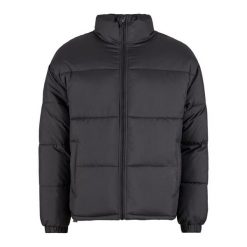 Podstawowa kurtka puchowa Urban Classics. Czarne kurtki męskie Urban Classics, m, bez wzorów, z puchu, bez ramiączek, bez kaptura. Za 267.50 zł.
