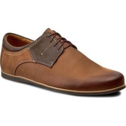 Półbuty LASOCKI FOR MEN - 9005 Brązowy. Brązowe codzienne półbuty męskie Lasocki For Men, z materiału. Za 199.99 zł.