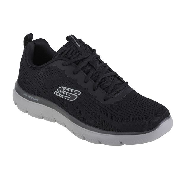 Buty sportowe Sneakersy męskie, Skechers Summits-Torre. Czarne buty sportowe na co dzień męskie Skechers, m, bez wzorów, casualowe, bez ramiączek, bez kaptura, trekkingowe. Za 288.00 zł.
