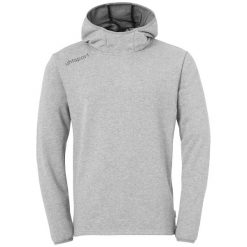 Bluza z kapturem Uhlsport Essential. Białe bluzy nierozpinane męskie Uhlsport, s, bez wzorów, z bawełny, sportowe, bez ramiączek, z kapturem. Za 212.50 zł.