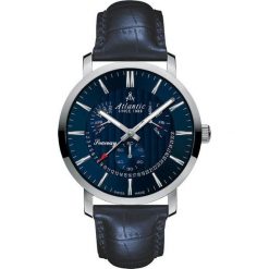 Zegarek Atlantic Seaway 63560.41.51 męski granatowy. Niebieskie zegarki męskie Atlantic. Za 1,615.99 zł.
