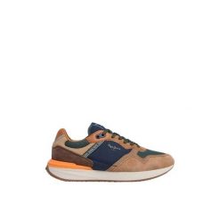 Sneakersy Pepe Jeans Buster Pro. Brązowe buty sportowe na co dzień męskie Pepe Jeans, m, bez wzorów, z jeansu, sportowe, bez ramiączek, bez kaptura. W wyprzedaży za 334.40 zł.
